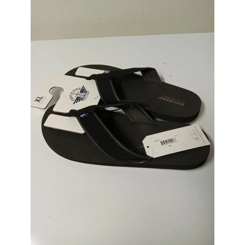Dockers Flip Flops‎ Men XL Black Size 11/12